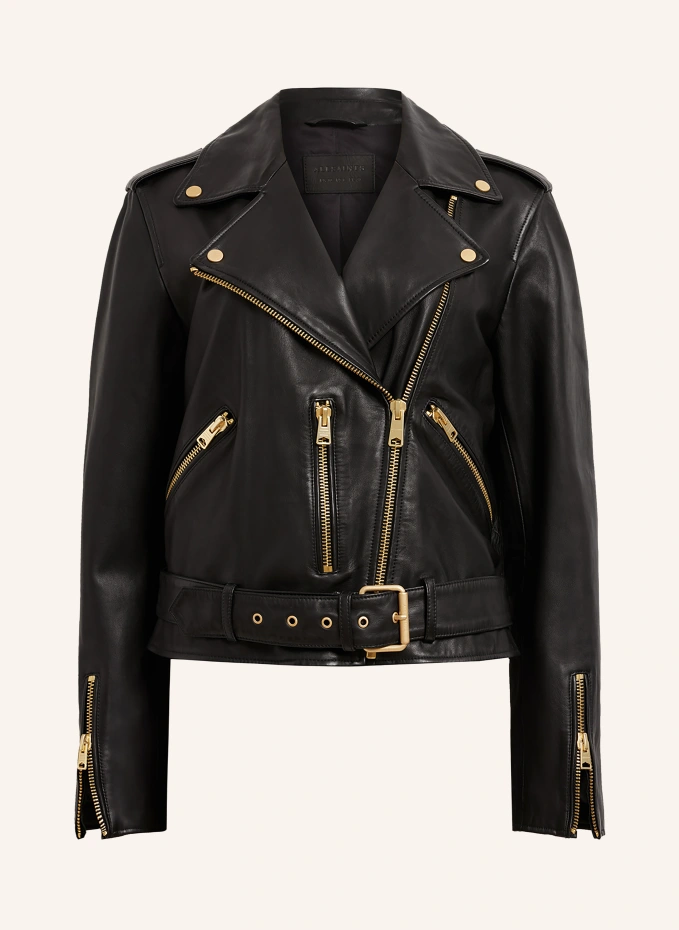 

Балферн кожаная куртка Allsaints, черный