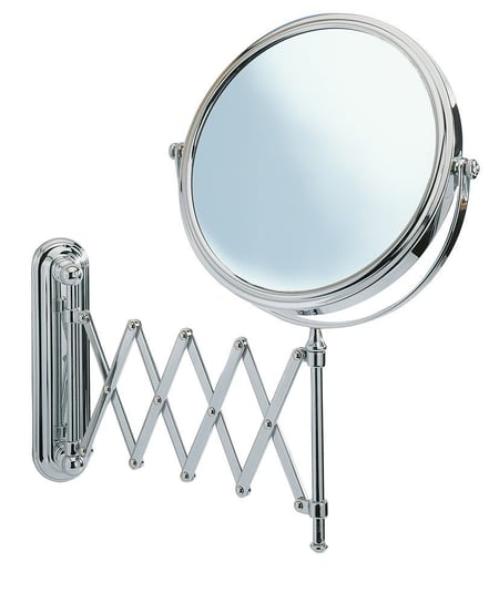 цена Косметическое зеркало WENKO Arm Deluxe, серебро, 19 см , серебро