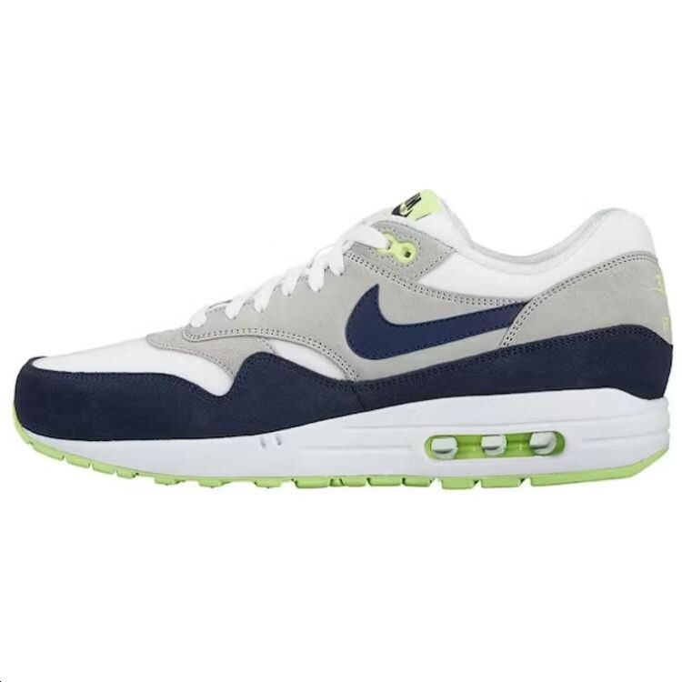 

Кроссовки Nike Air Max 1 White Navy Ghost Green, белый/серый