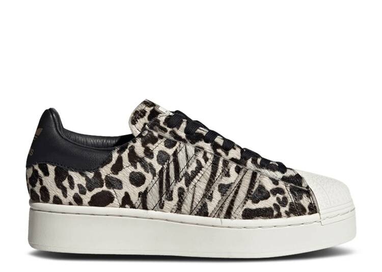 

Кроссовки Adidas WMNS SUPERSTAR BOLD 'FUZZY ANIMAL PRINT', черный