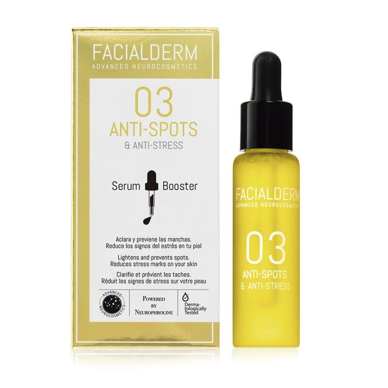 

Крем против пятен на коже Sérum booster 03 antimanchas y antiestrés Facialderm, 30 мл