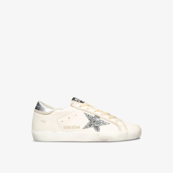 

Низкие кожаные кроссовки с логотипом Superstar 80185 Golden Goose, белый