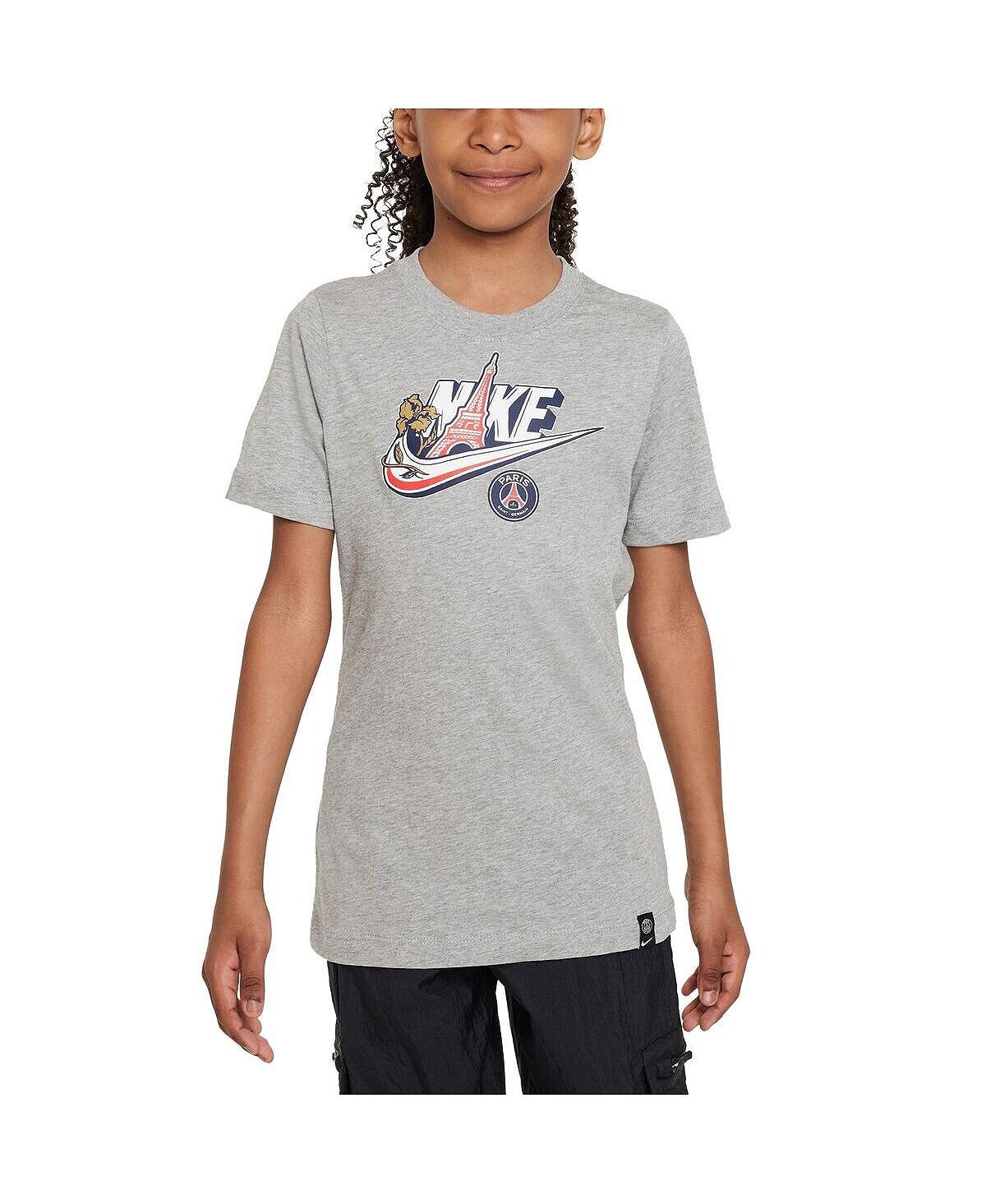 

Футболка Big Boys Heather Grey Paris Saint-Germain Futura Nike