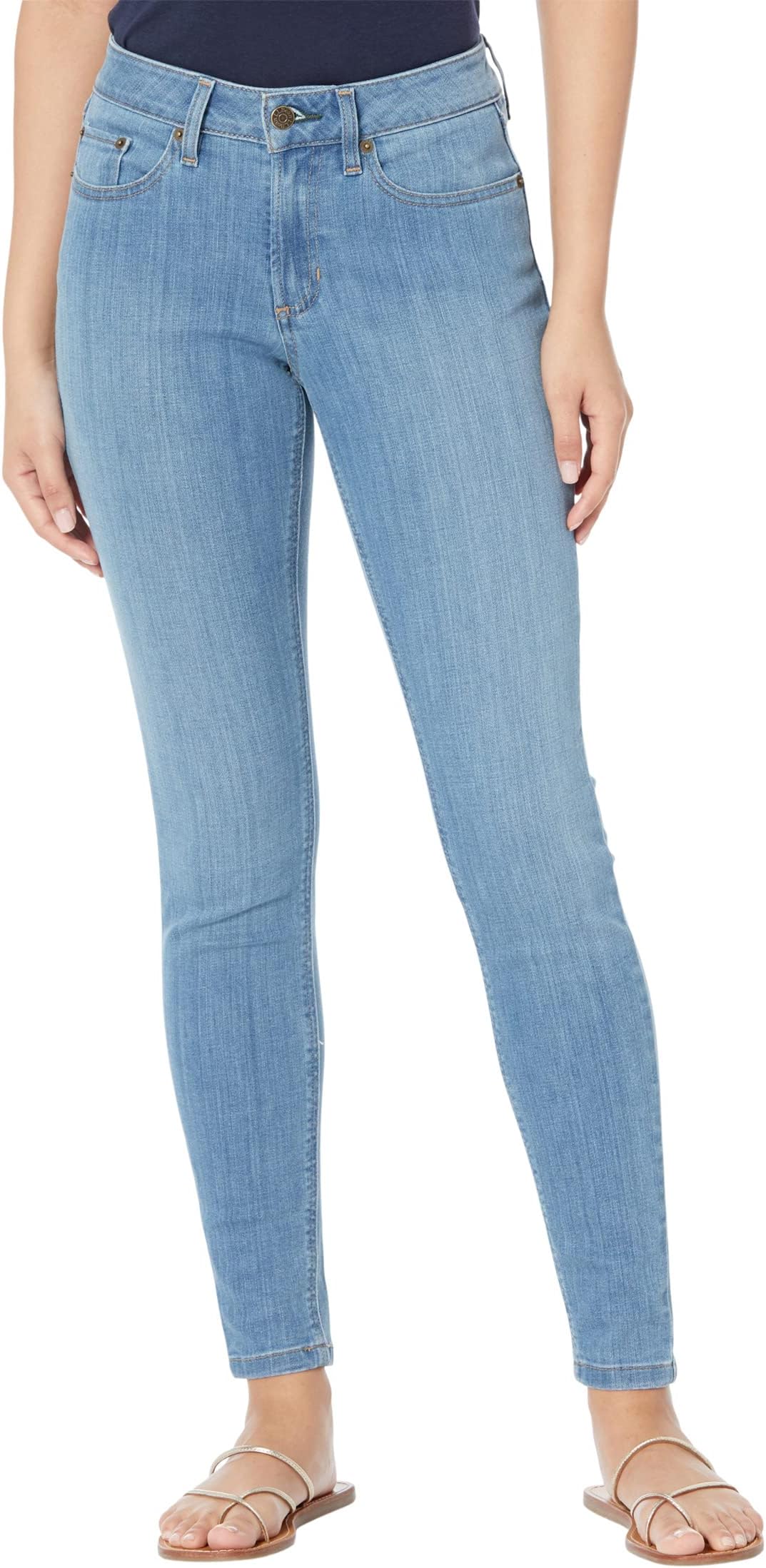 Джинсы BeanFlex Skinny Leg Favorite Fit Jeans in Light Indigo L.L.Bean, цвет Light Indigo