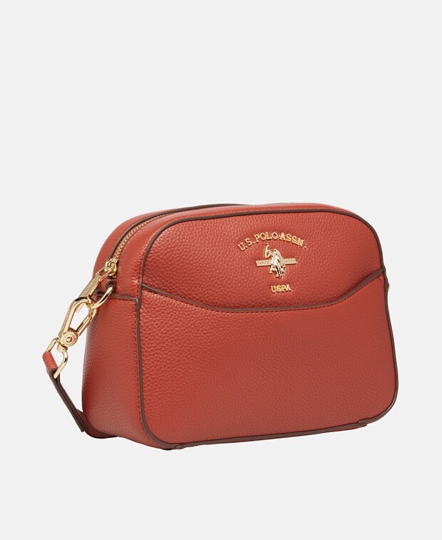 

Сумка-мессенджер U.S. Polo Assn., кирпично красный