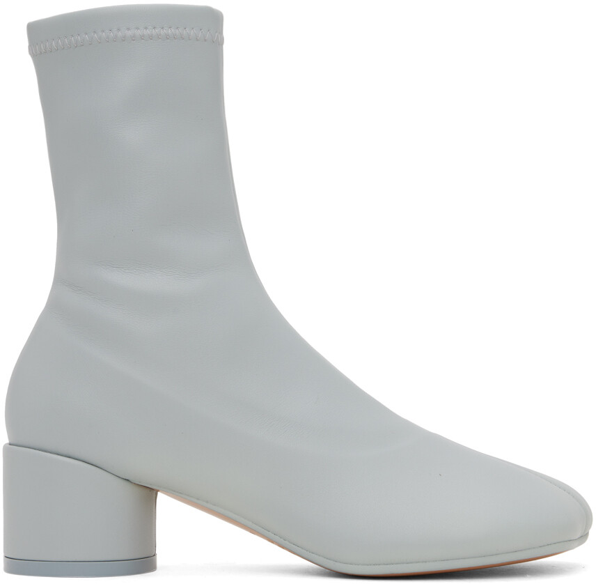 

Синие ботильоны анатомической эластичности Pearl MM6 Maison Margiela, Синий