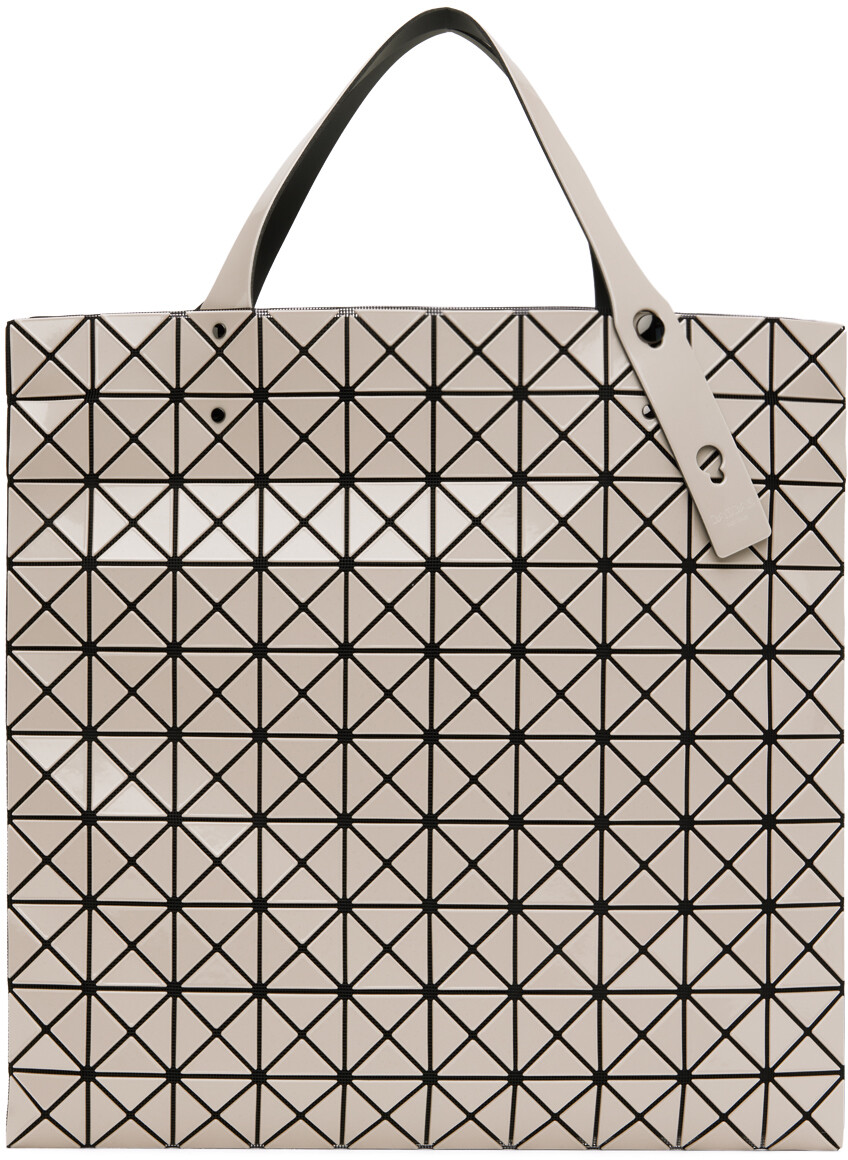 

Бежевая сумка-тоут с призмой Bao Bao Issey Miyake