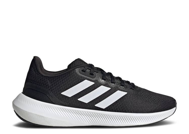 

Кроссовки Adidas WMNS RUNFALCON 3.0 WIDE 'BLACK WHITE', черный