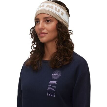 

Повязка на голову с пиками Mammut, цвет Savannah/White, Черный