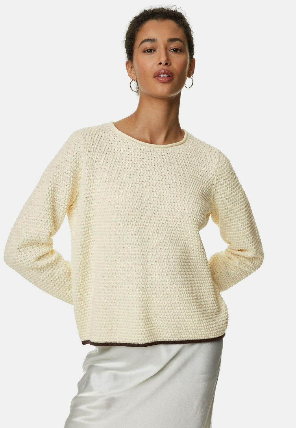 

Свитер CREW NECK Marks & Spencer, бежевый