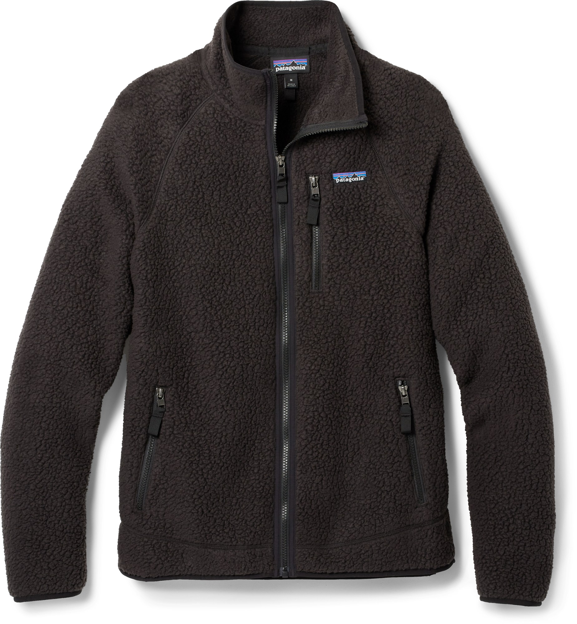 Флисовая куртка с ворсом в стиле ретро — мужская Patagonia, черный утепленная куртка patagonia retro pile fleece синий