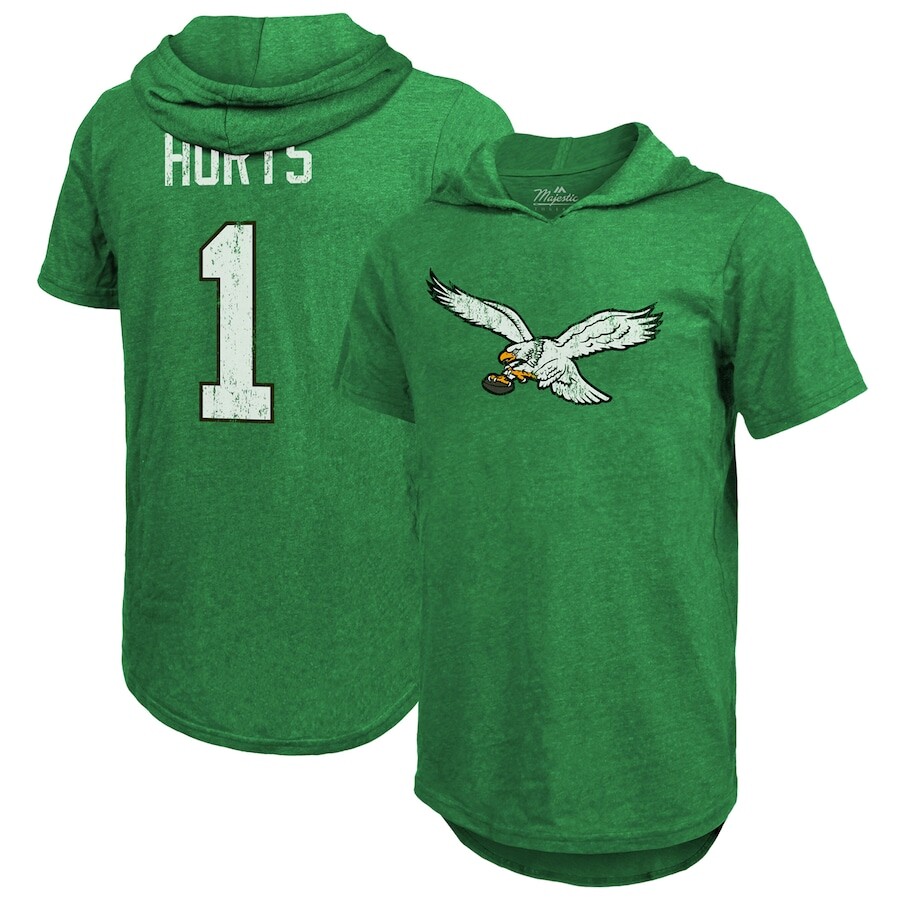 

Футболка с коротким рукавом Majestic Threads Philadelphia Eagles, зеленый