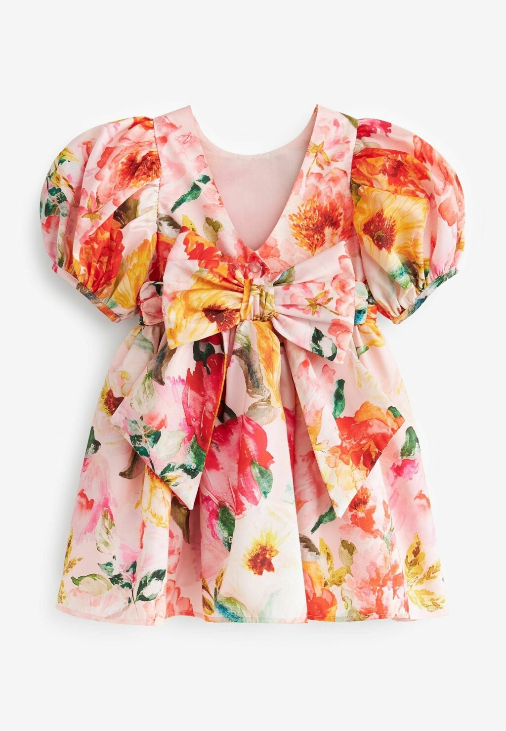 

Элегантное платье Printed Taffeta Party Dress Next, цвет pink yellow floral