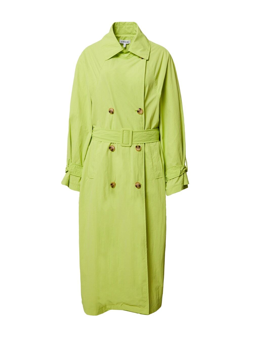 Межсезонное пальто EDITED Neila, неоновый зеленый межсезонное пальто edited uli зеленый