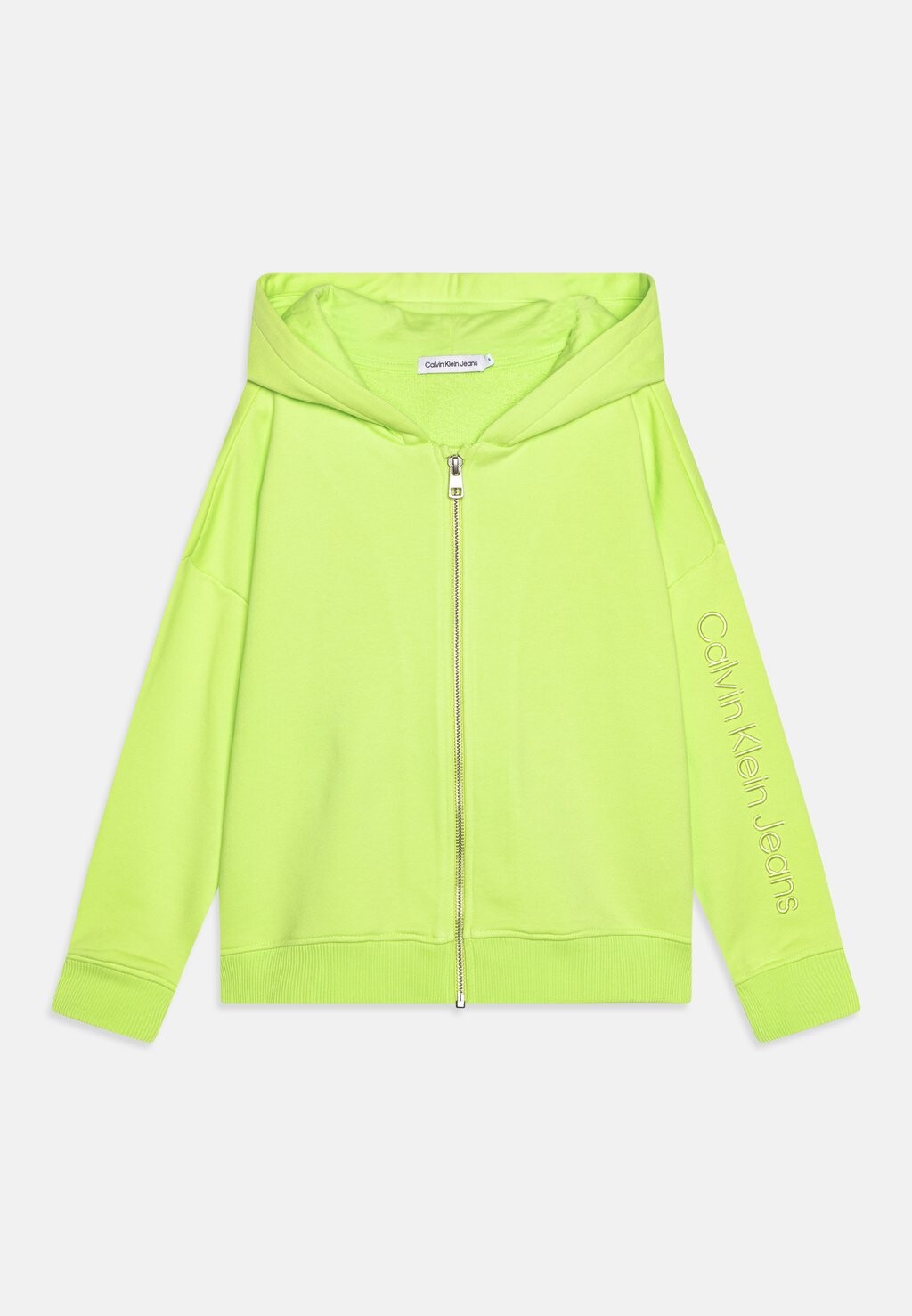 

Толстовка 3D RAISED ZIP THROUGH Calvin Klein Jeans, цвет sharp green