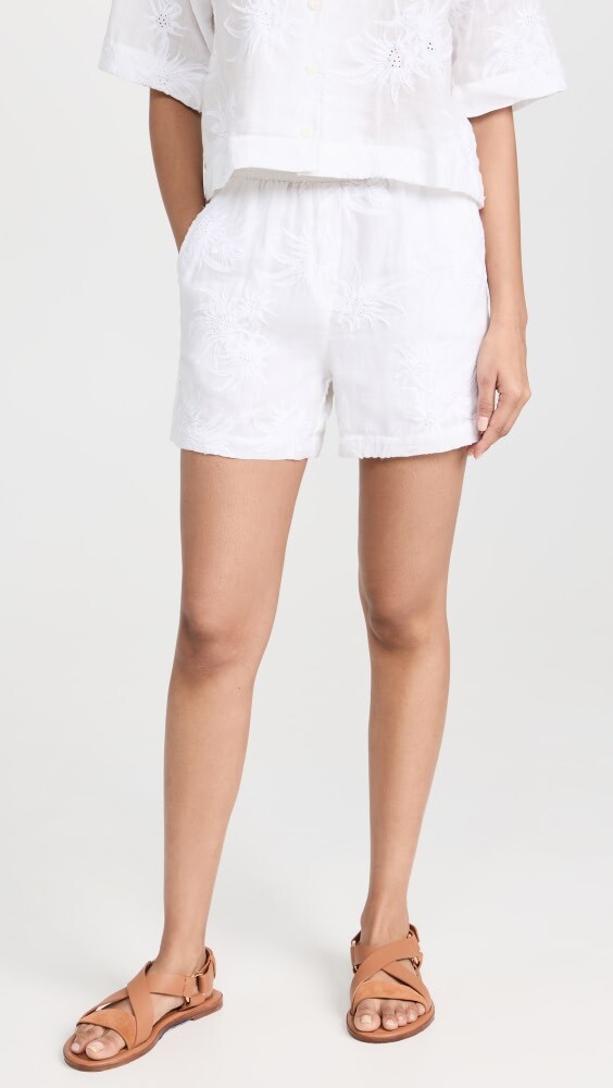 

Шорты Rag & Bone Emma Emb, белый
