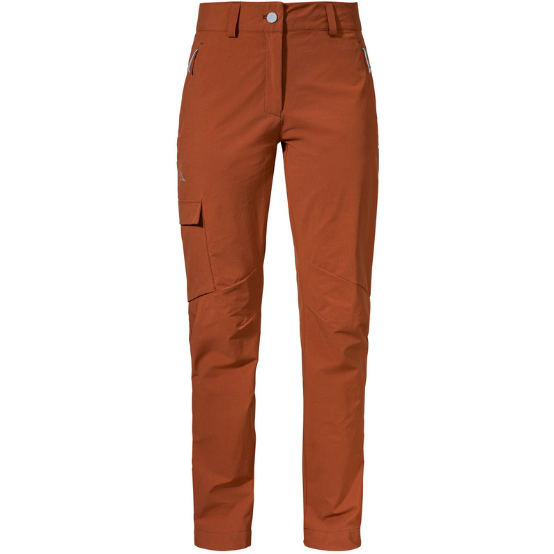Женские брюки Китцштайн Schöffel, коричневый водоотталкивающие походные штаны красный s