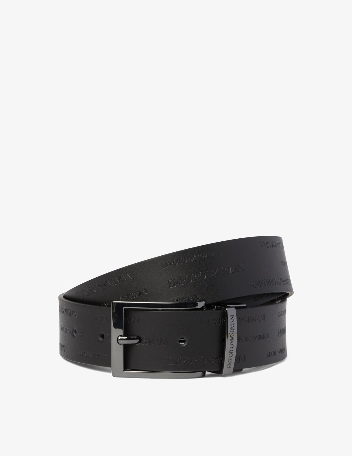 

Кожаный ремень Emporio Armani, черный