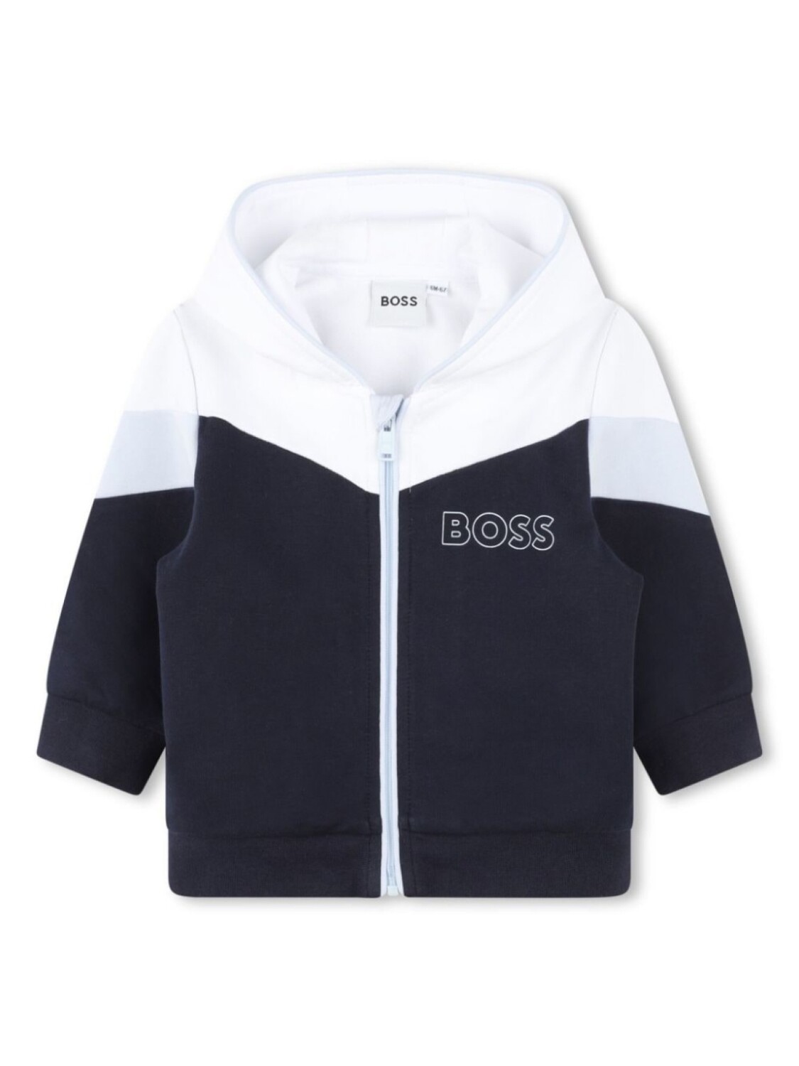 

BOSS Kidswear комплект из худи и брюк в стиле колор-блок, синий