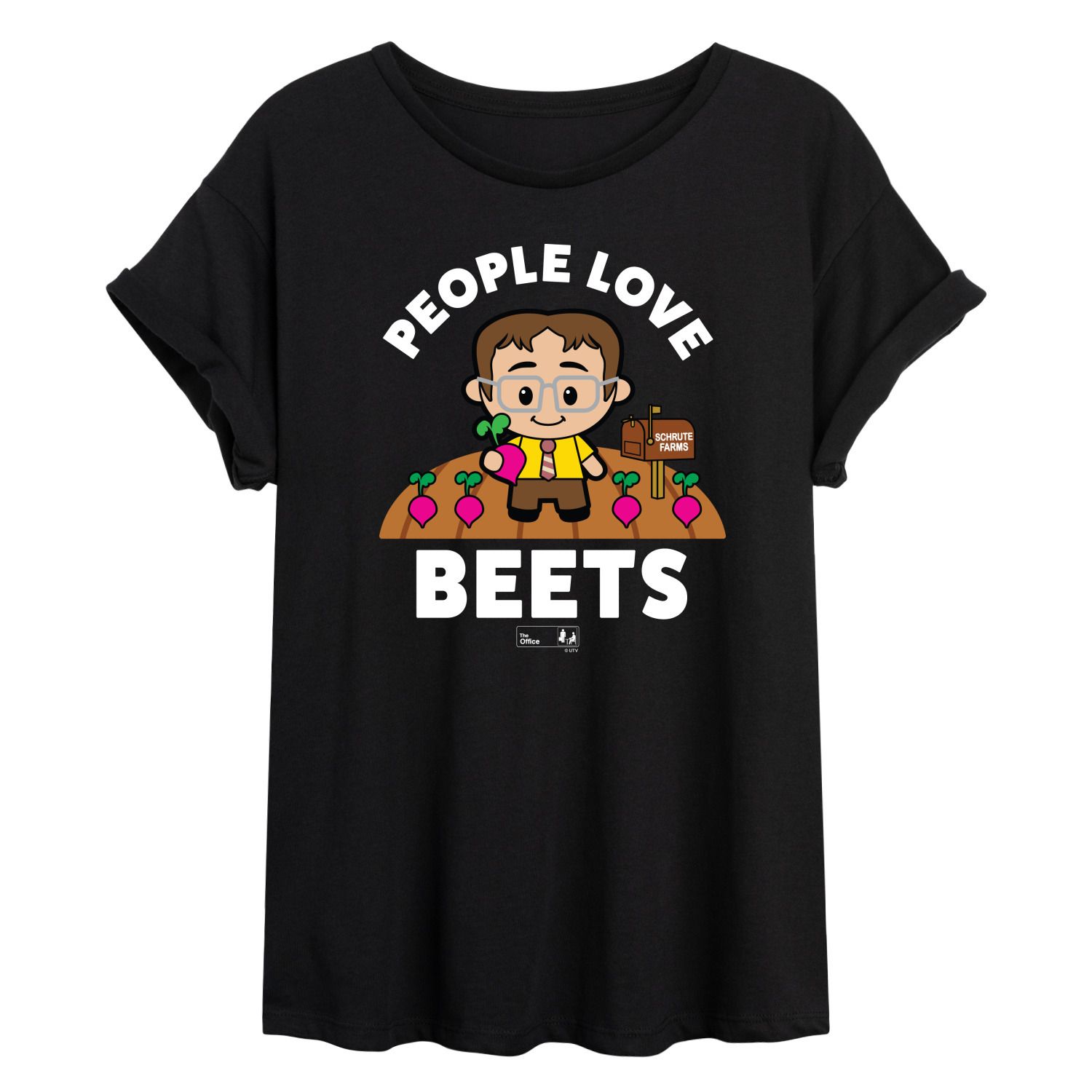 

Струящаяся футболка The Office People Loves Beets для юниоров Licensed Character