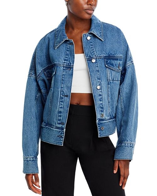 

Свободная джинсовая куртка 3.1 Phillip Lim, цвет Blue