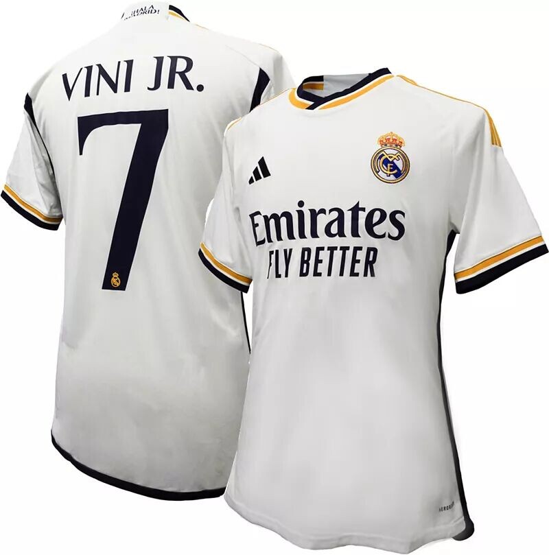 

Adidas Real Madrid Vinicius Junior #7 Домашняя реплика Джерси