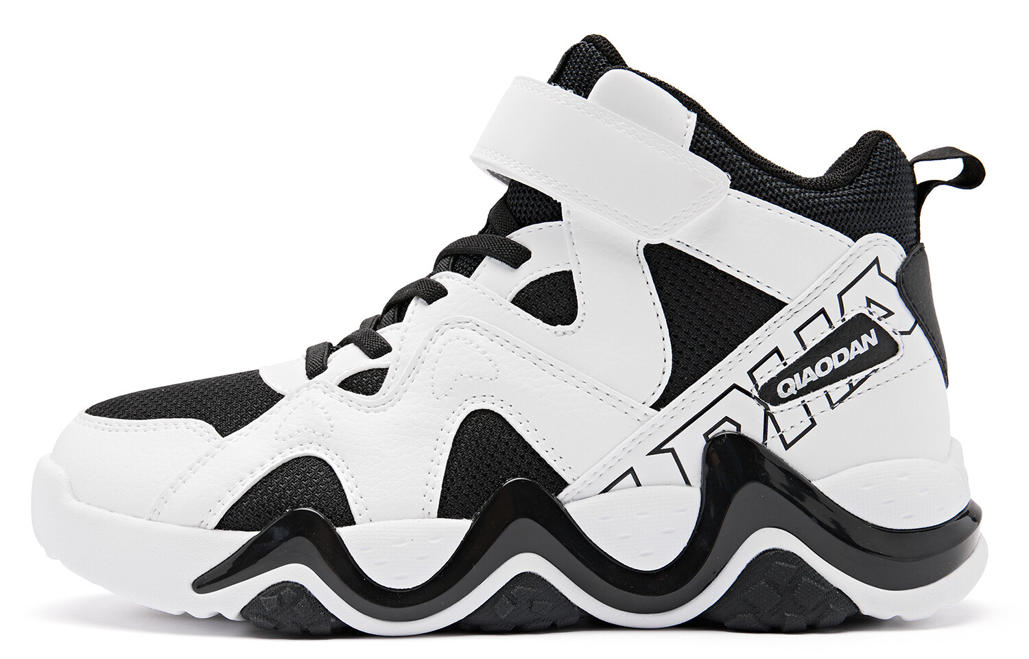 

Кроссовки QIAODAN Kids Lifestyle Shoes GS High-top Jordan White/black, белый