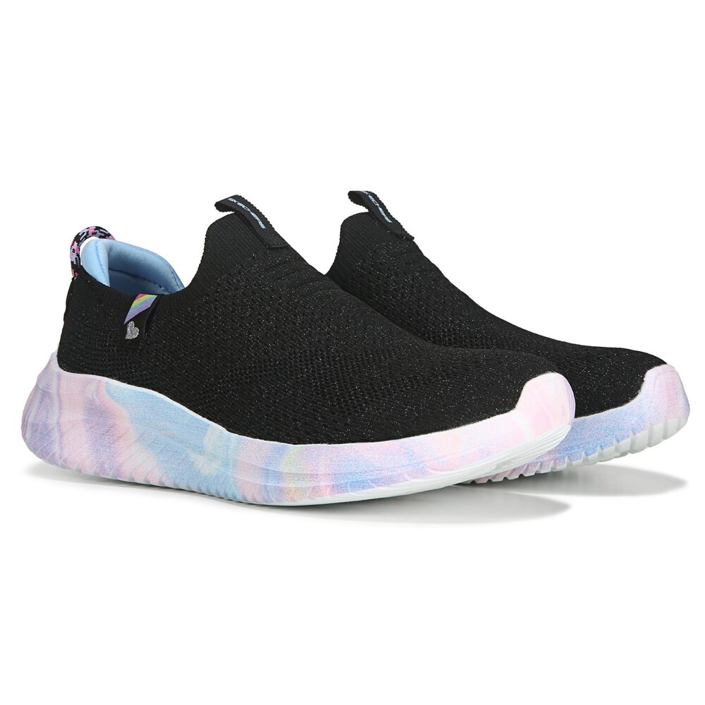 

Детские кроссовки без шнуровки Ultra Flex Little/Big Kid Skechers, черный