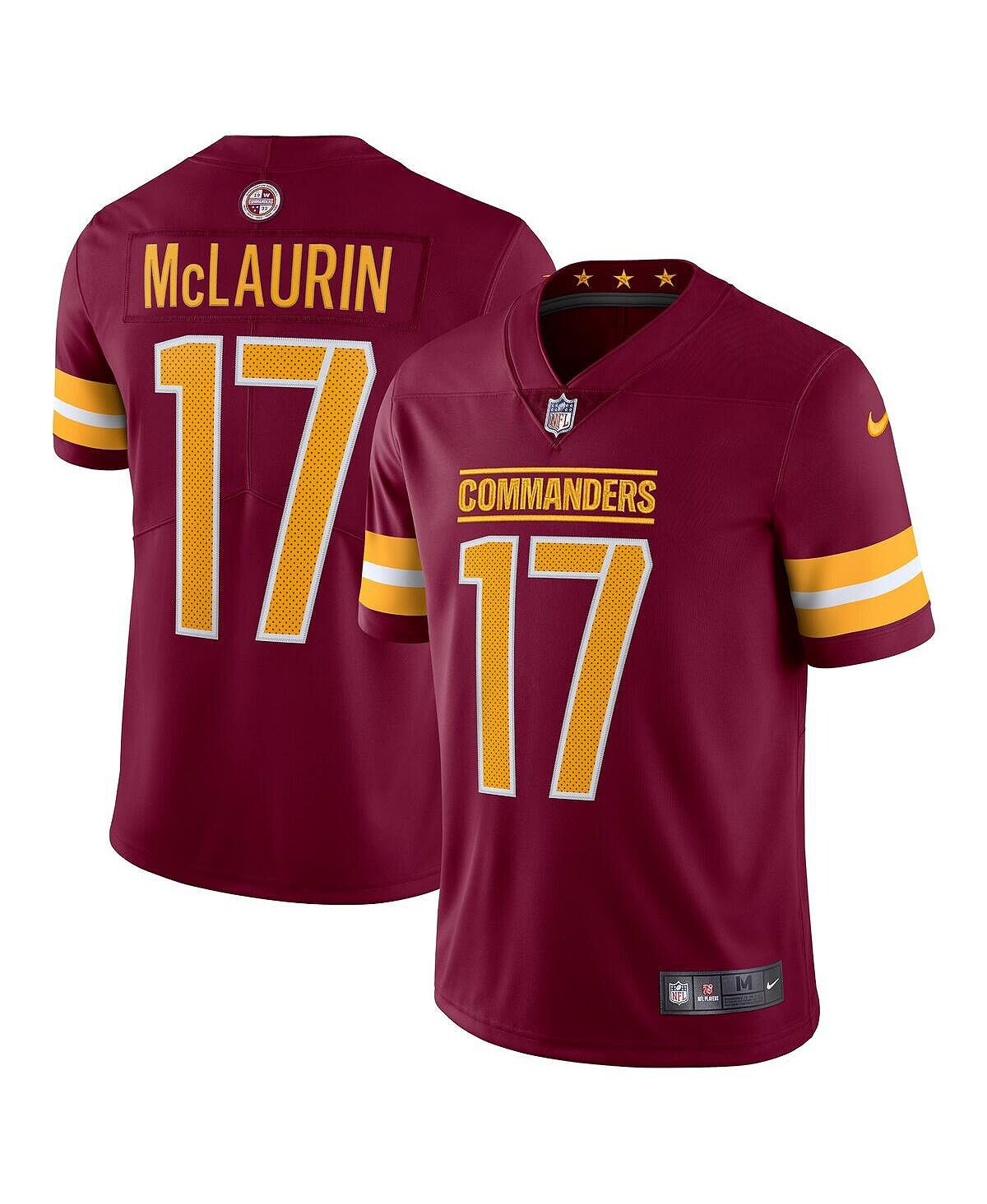 

Мужская бордовая майка Terry McLaurin Washington Commanders Vapor Limited Nike