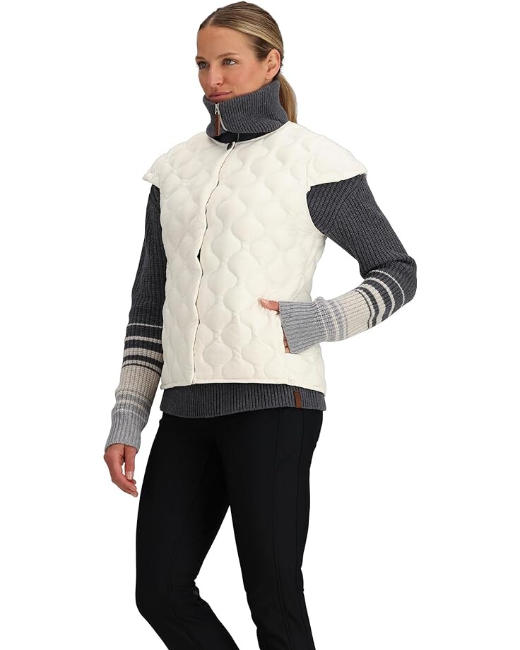 

Утепленный жилет Obermeyer Perry Down Vest, цвет Salt