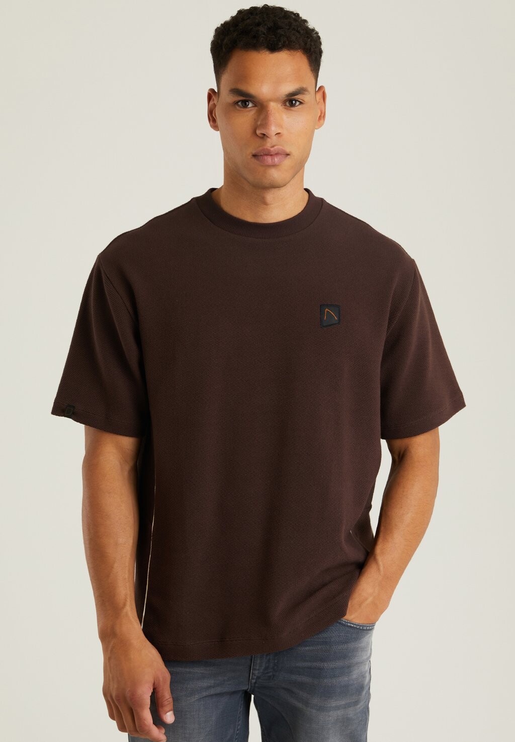

Базовая футболка Reef Structure CHASIN', цвет dark brown