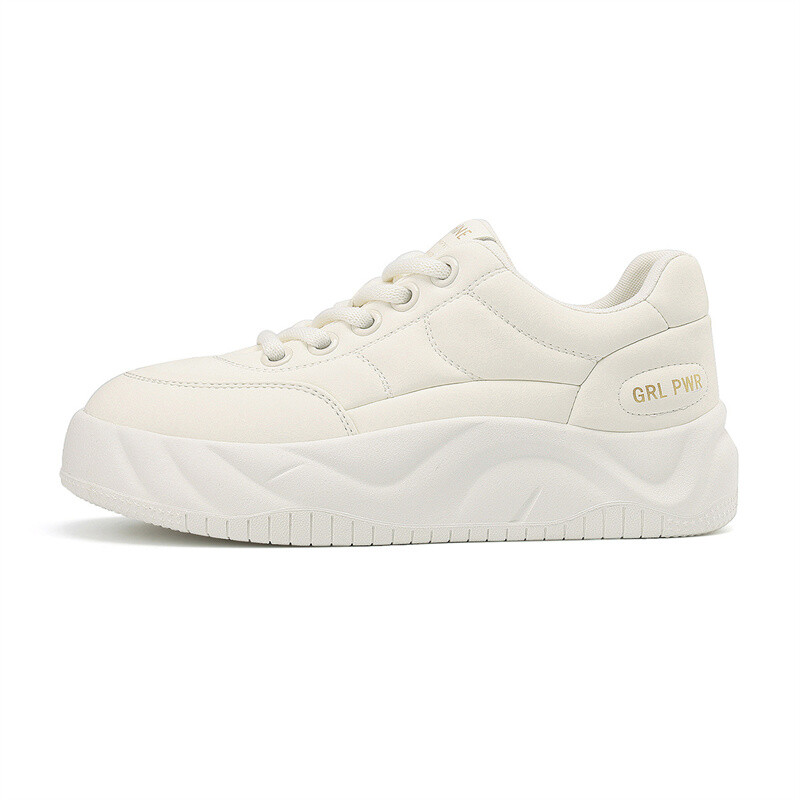 

Кеды, скейтборд обувь женская низкая Daphne, цвет White/Beige