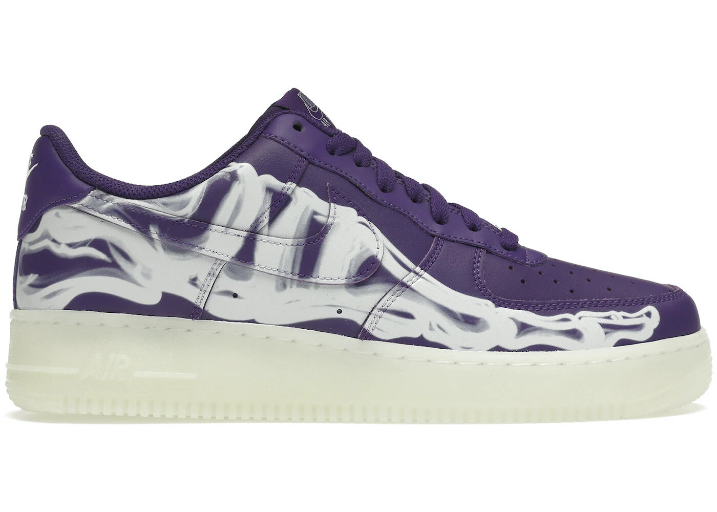 

Кроссовки Nike Air Force 1 Low 07 QS Purple Skeleton Halloween (2021)
