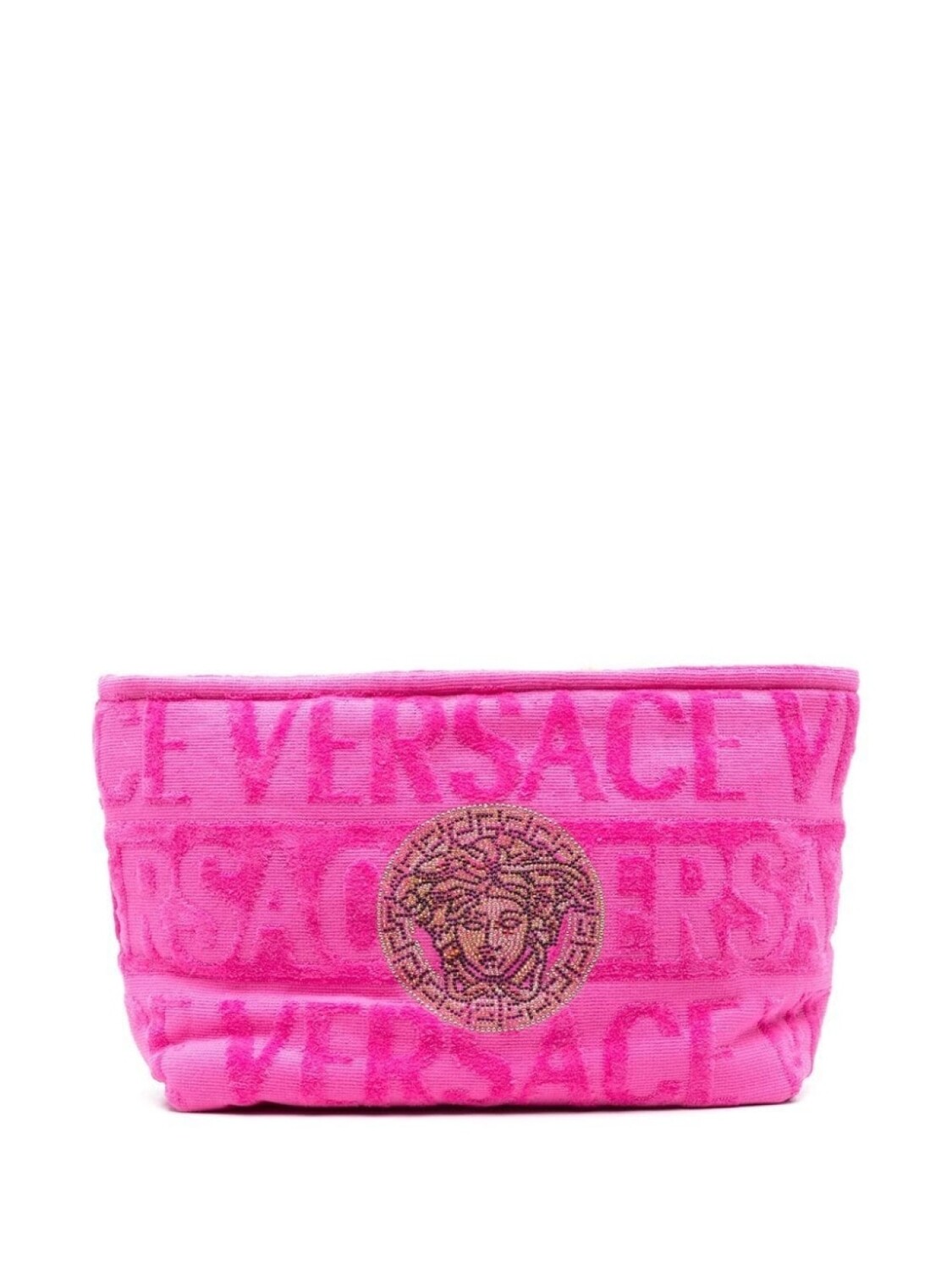 

Versace несессер с логотипом, розовый