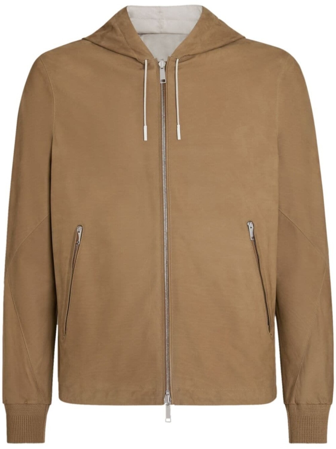 

Zegna куртка с капюшоном, нейтральный цвет