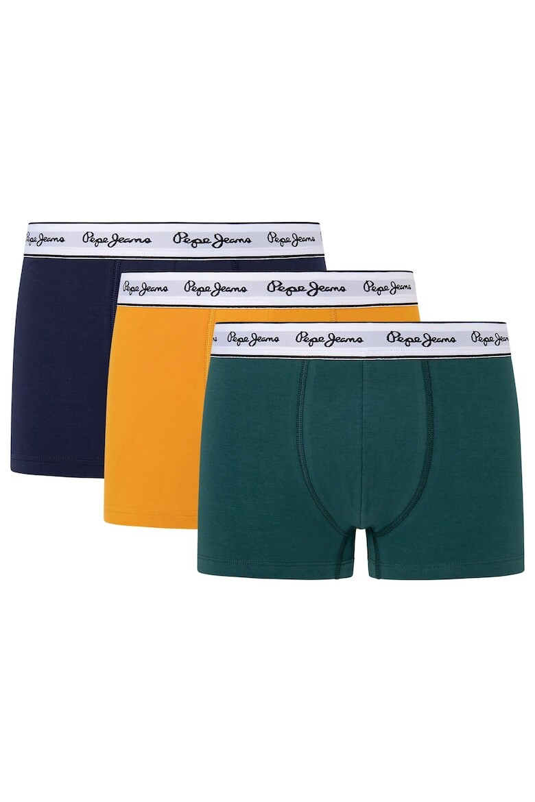 

Боксеры с логотипом, 3 пары Pepe Jeans, желтый