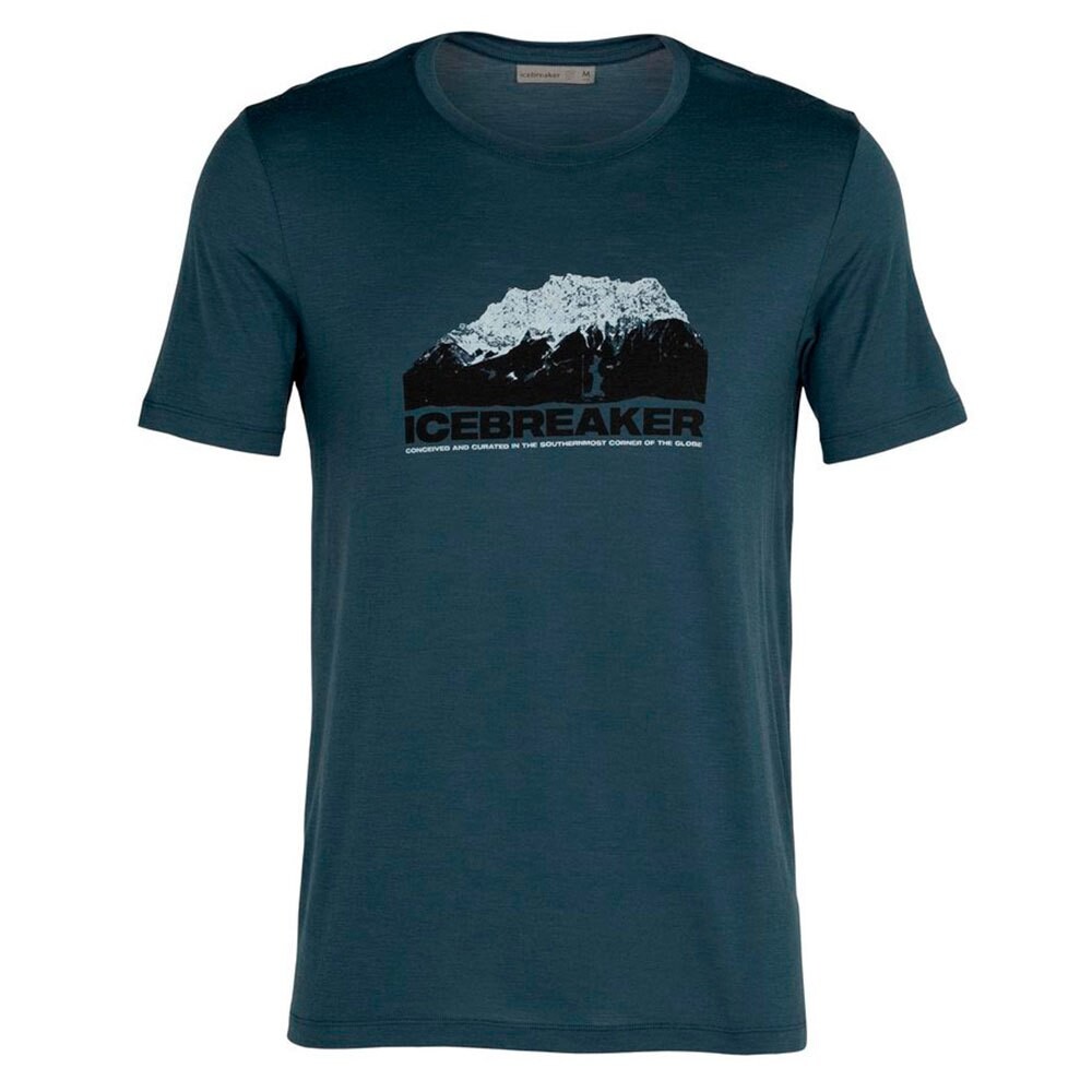 

Футболка Icebreaker Tech Lite Mountain Merino, серый