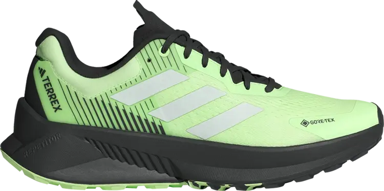 

Кроссовки Terrex Soulstride Flow GORE-TEX 'Green Spark', зеленый