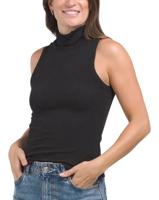 

Трикотажная майка без рукавов в рубчик Pretty Garbage, черный