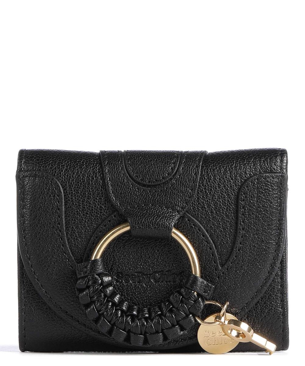 

Кошелек Hana из зерненой козьей кожи See By Chloé, черный