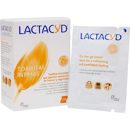 Lactacyd Салфетки для интимной гигиены, 10 шт.