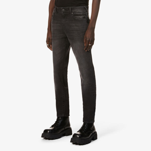 

Джинсы Rocco свободного кроя со средней посадкой True Religion, черный