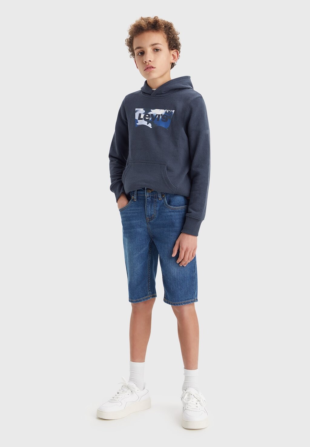 

Джинсовые шорты LVB 510 SKINNY FIT SHORT Levi's, синий деним