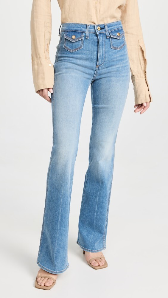 

Джинсы ASKK NY 70s Boot Limey, лаймовый