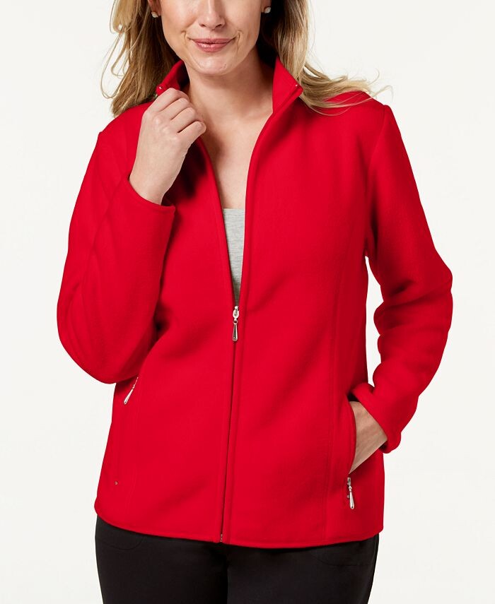

Женская флисовая куртка на молнии Zeroproof Karen Scott, цвет New Red Amore