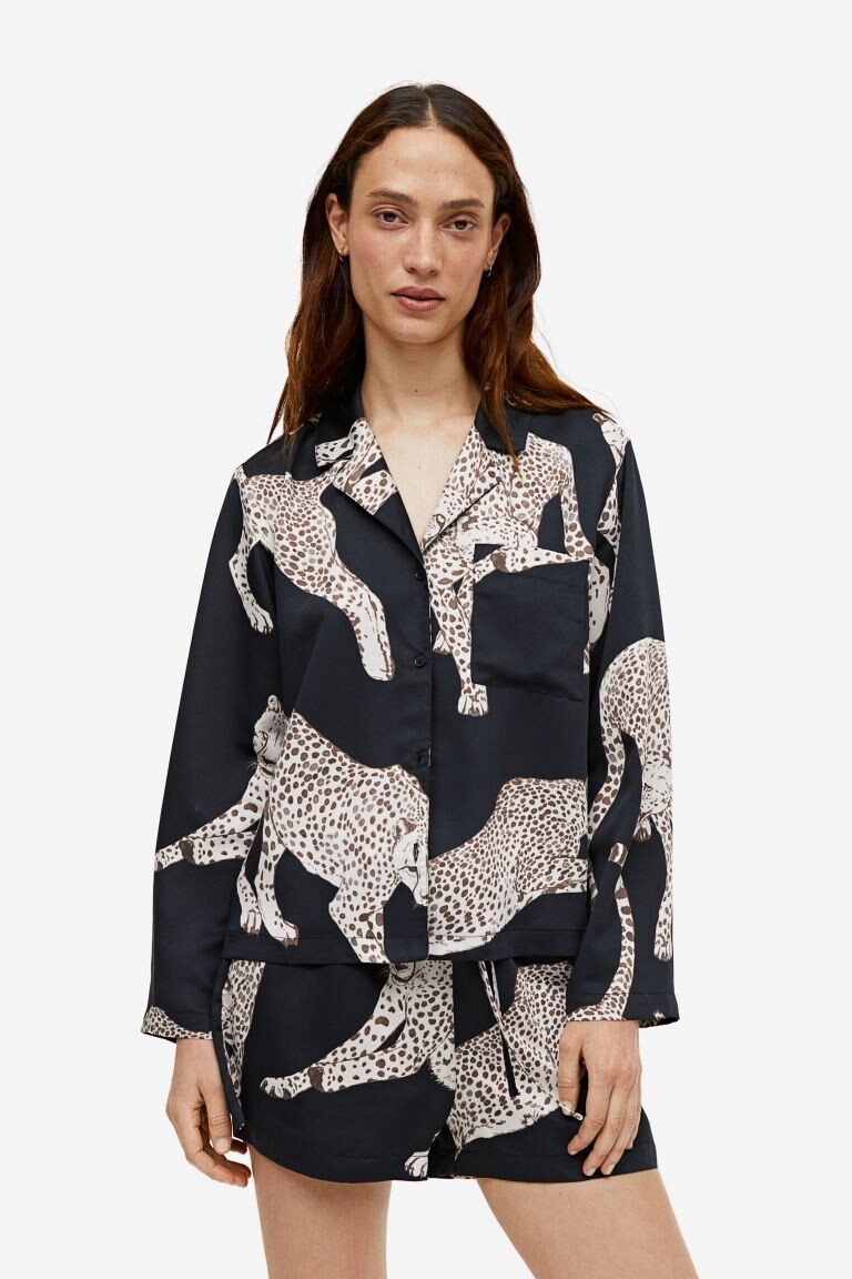 

Атласный пижамный комплект H&M