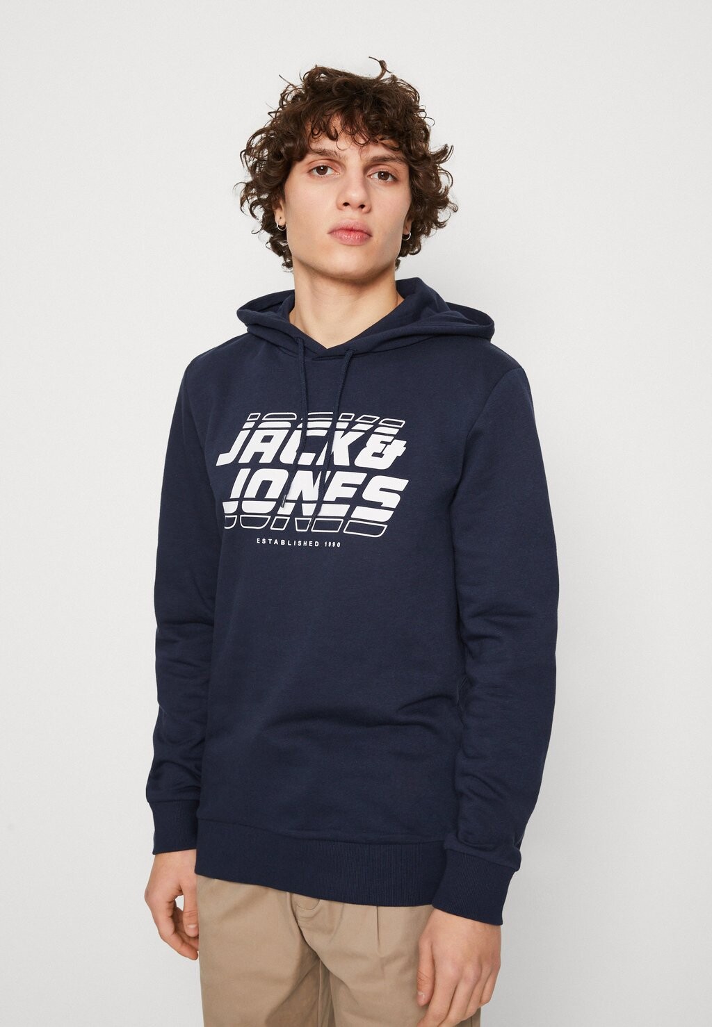 

Толстовка с капюшоном Jack & Jones, темно-синий