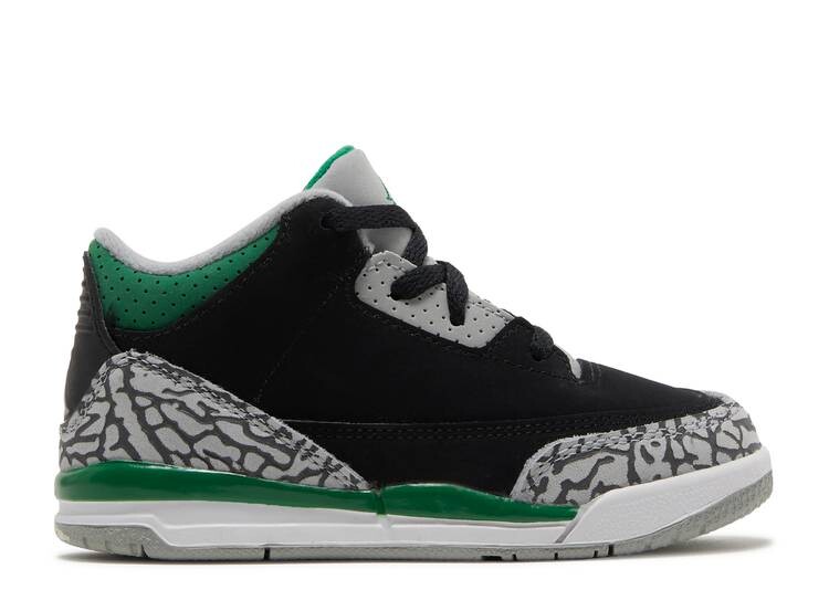 

Кроссовки AIR JORDAN 3 RETRO TD 'PINE GREEN', черный