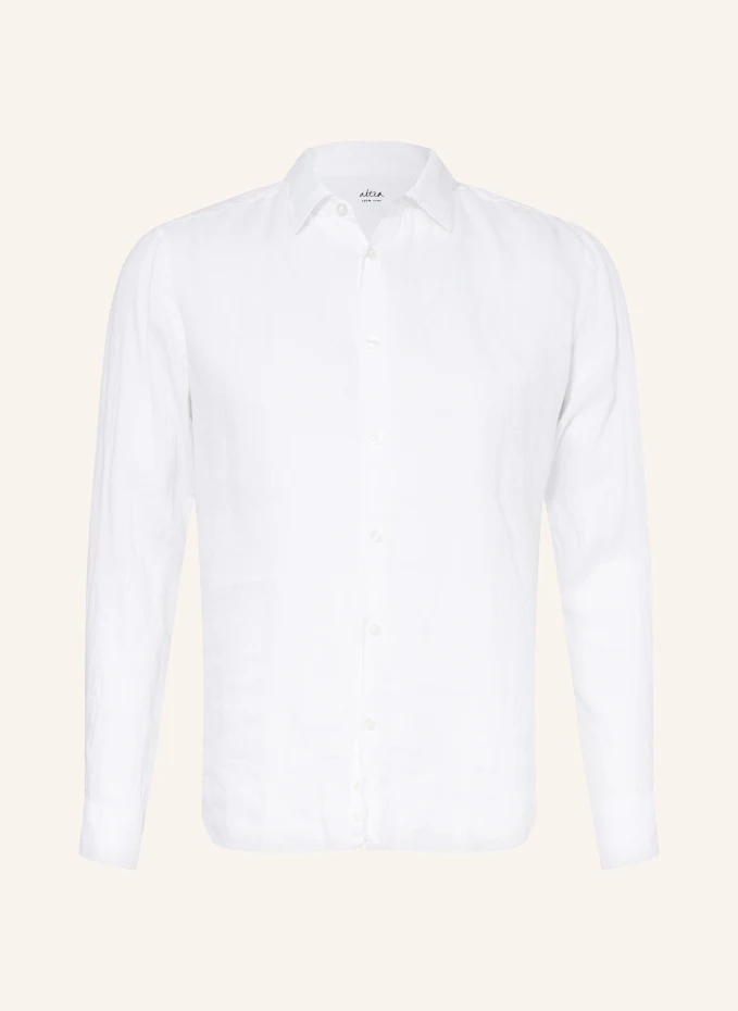 Льняная рубашка стандартного кроя Altea, белый