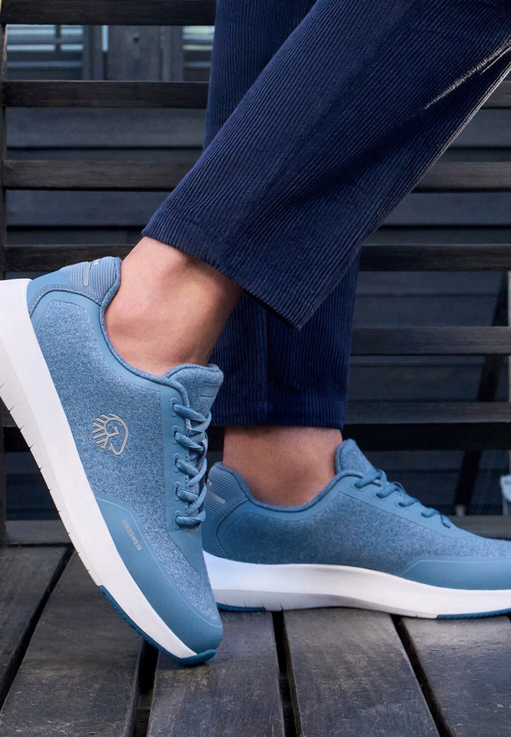 

Кроссовки CURVE Giesswein, цвет jeans